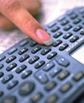 Calculator with Hand