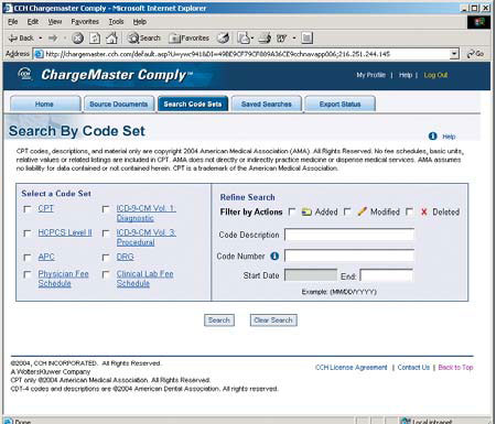 CCH ChargeMaster Comply Deluxe Sample